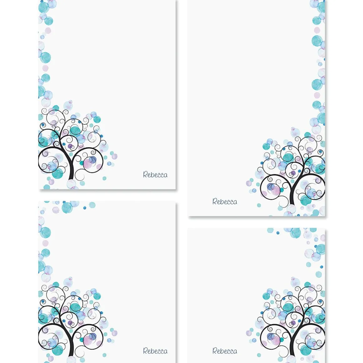 Watercolor Tree Notepads