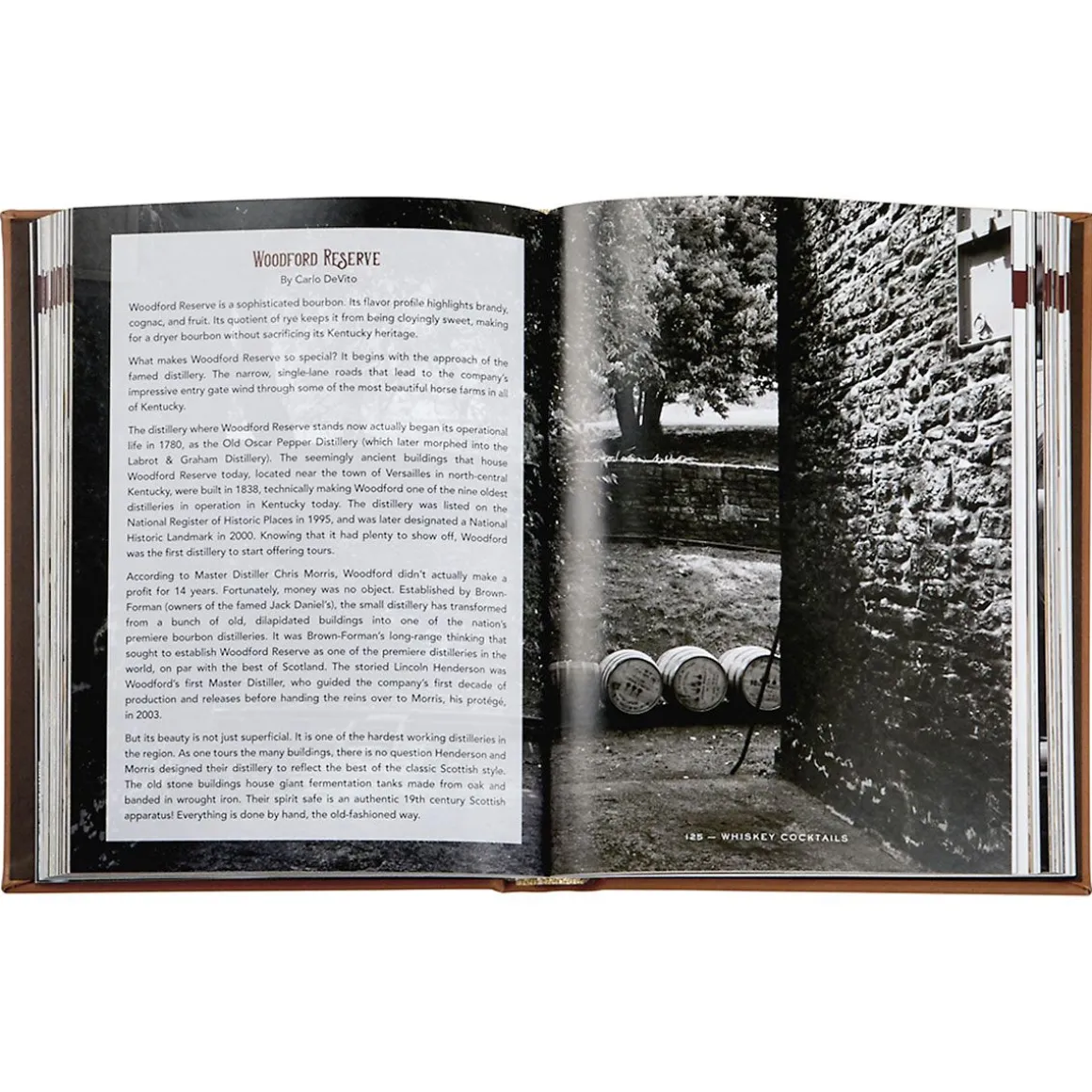 Whiskey Cocktails Personalized Leather Book
