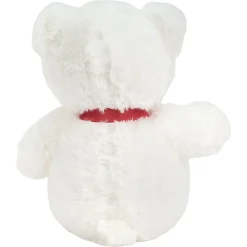 White Bear with Bow Personalized Plush