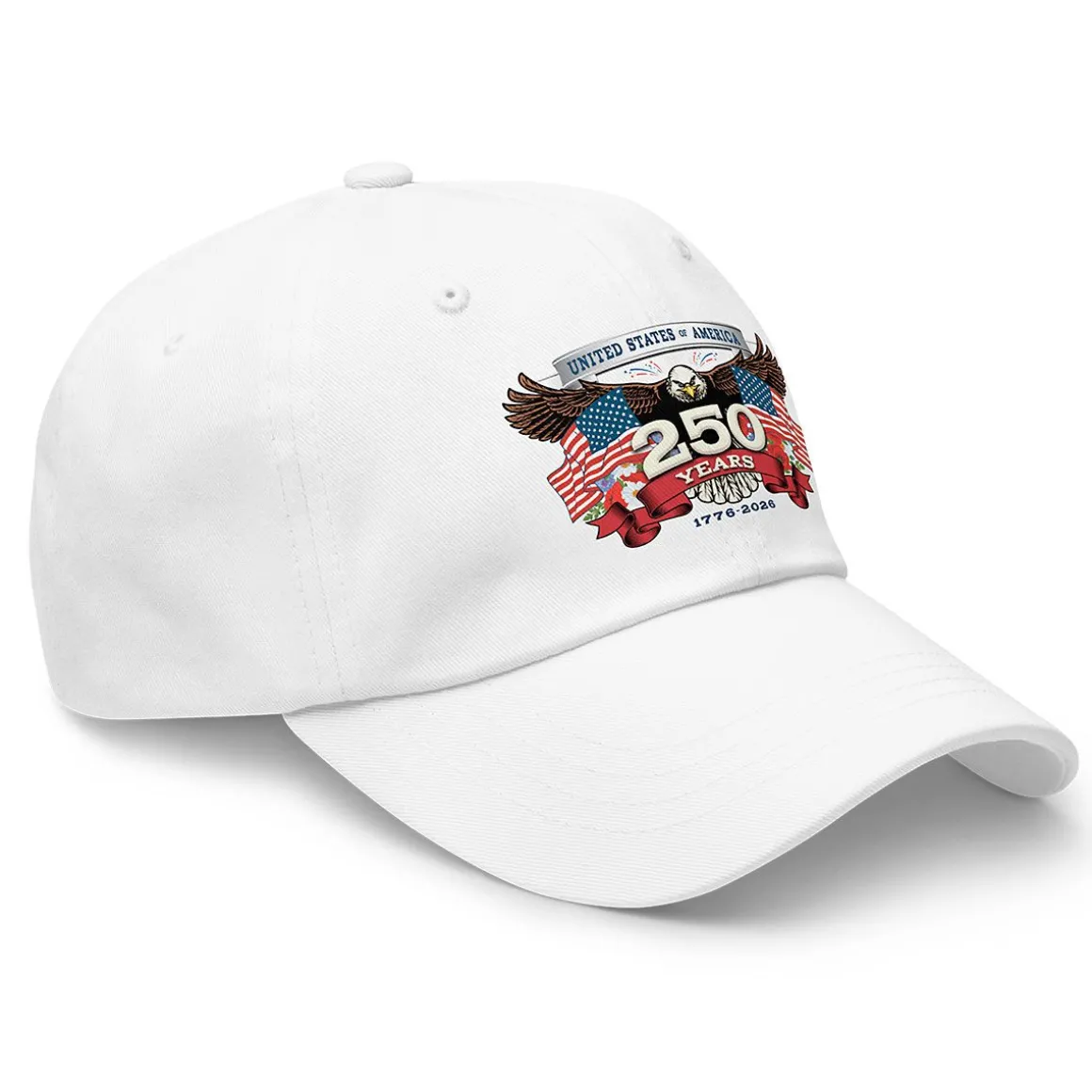 1776-2026 White Hat