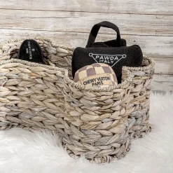 White Hyacinth Toy Bone Bin