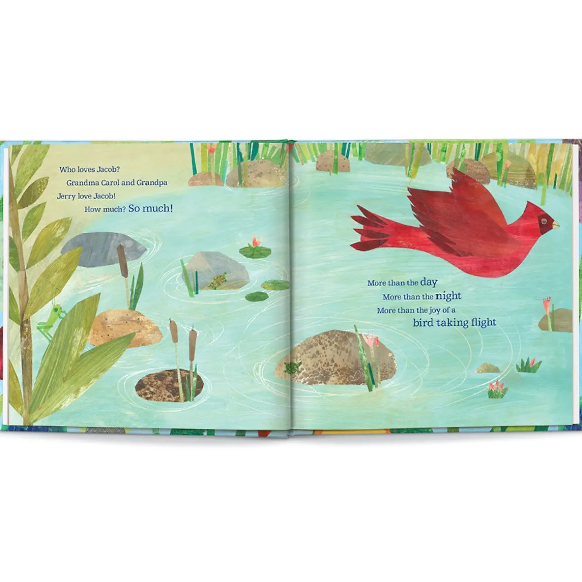 Who Loves Me? Personalized Blue Storybook