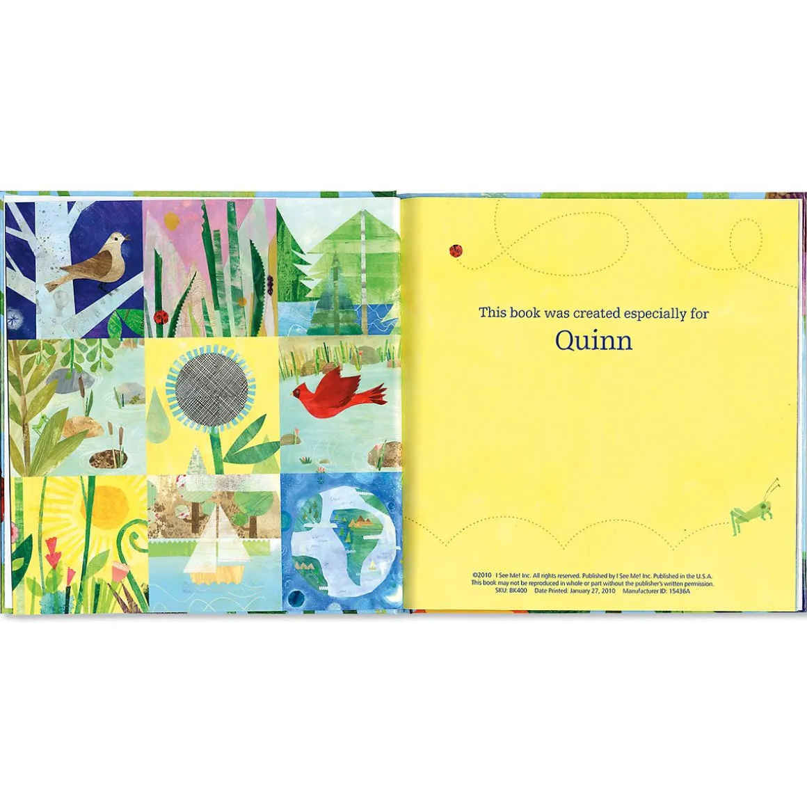 Who Loves Me? Personalized Blue Storybook