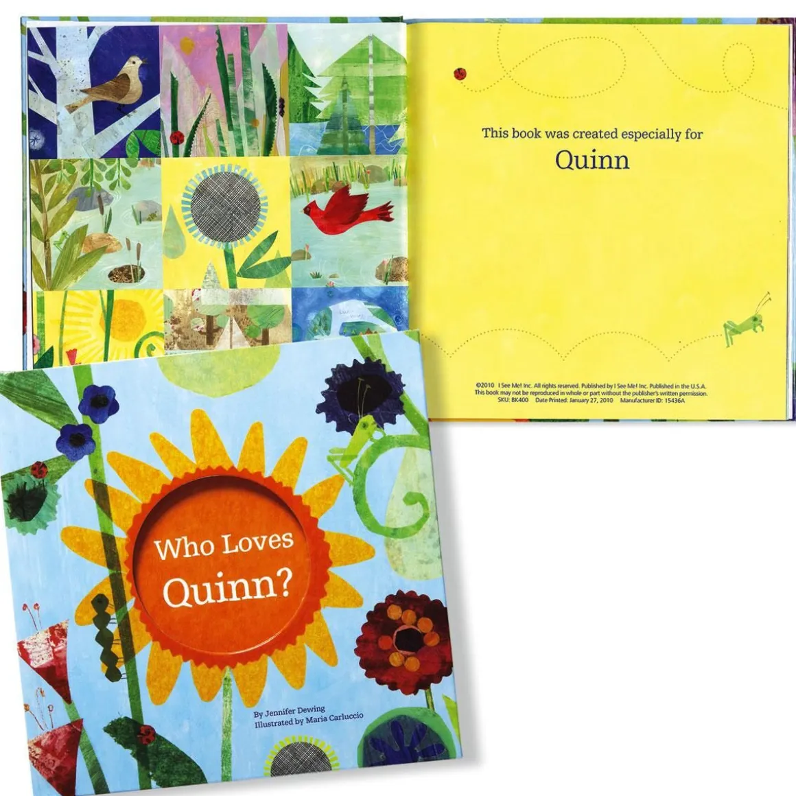 Who Loves Me? Personalized Blue Storybook
