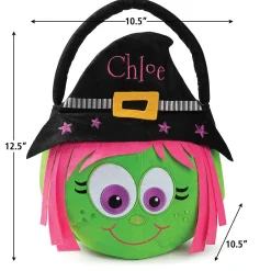 Witch Halloween Personalized Treat Basket