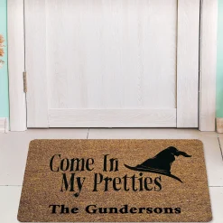 Witch Hat Personalized Doormat