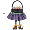 Witch Legs Halloween Personalized Treat Basket