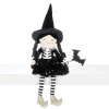 Witch with Bat Shelf Sitter