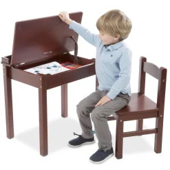 Wooden Lift-Top Desk and Chair by Melissa & Doug®