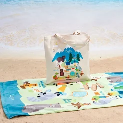 Woodland Animals Personalized Canvas Tote