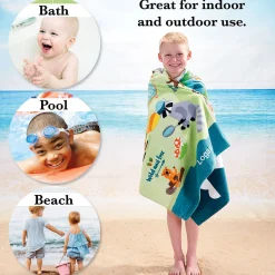 Woodland Animals Personalized Towel