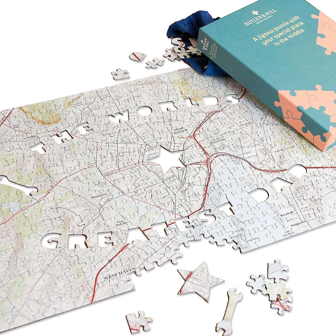 World’s Greatest Dad Map Puzzle