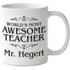 World's Most Awesome Teacher Mug