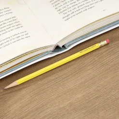 #2 Yellow Personalized Hardwood Pencils