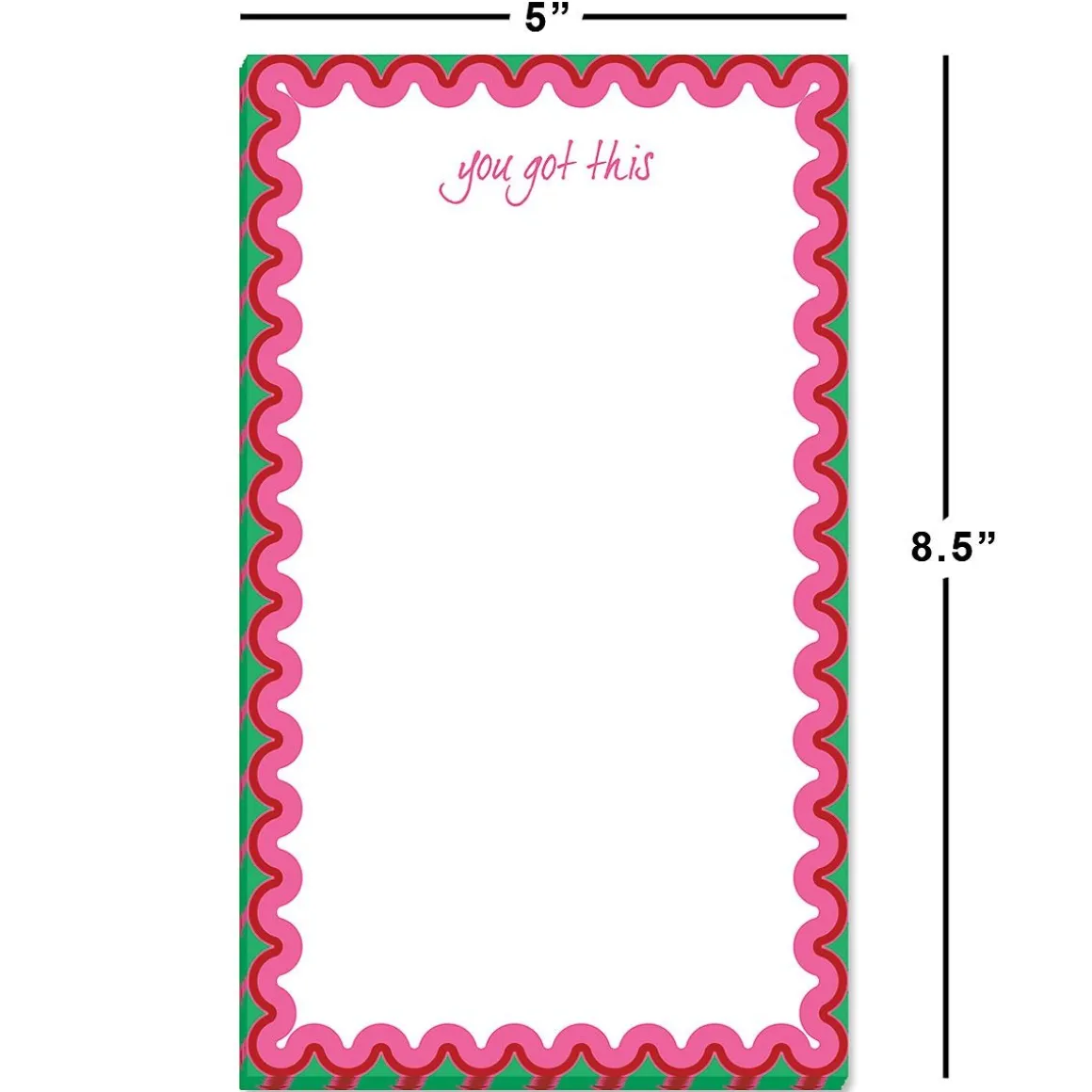 You Got This Squiggles Notepad