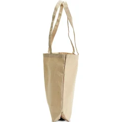 Zip Code Personalized Canvas Tote with Gusset