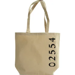 Zip Code Personalized Canvas Tote with Gusset